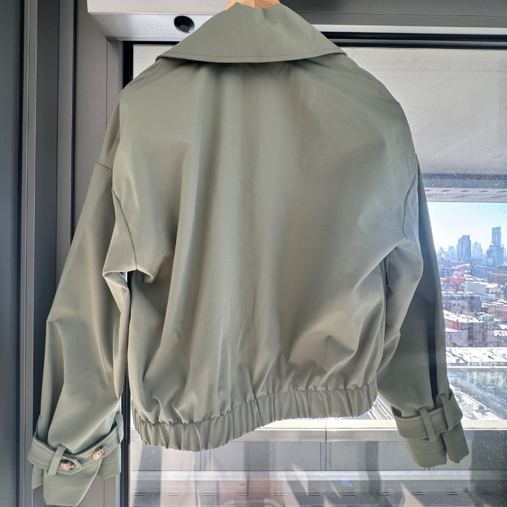 Skye Stand Collar Drawcord Rain Jacket - Picture 3 of 5